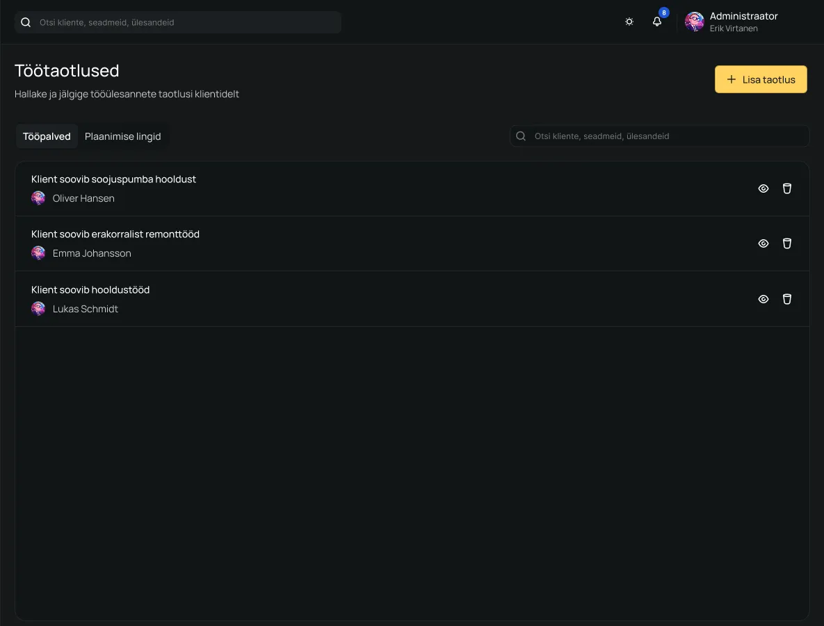 LFG Automations automation workflow for scheduling recurring maintenance tasks and generating invoices